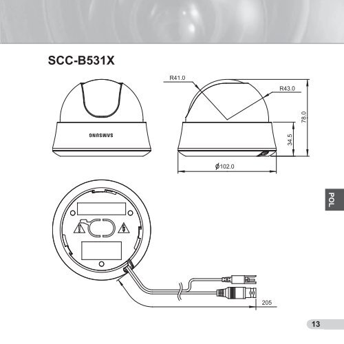 Samsung SCC-B5311P (SCC-B5311P ) - Manuel de l'utilisateur 7.03 MB, pdf, Anglais, POLONAIS, RUSSIE