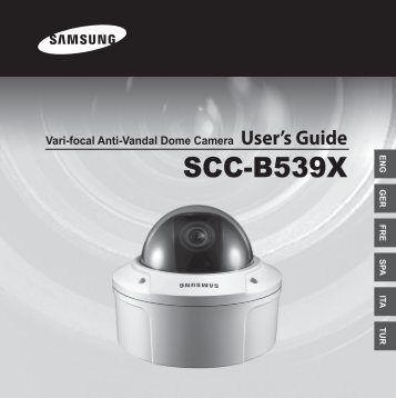 Samsung SCC-B5393P (SCC-B5393P ) - Manuel de l'utilisateur 18.52 MB, pdf, Anglais, FranÃ§ais, ALLEMAND, Italien, Espagnol, TURQUE