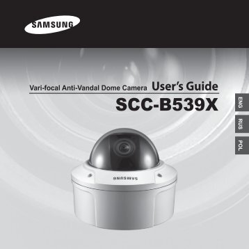 Samsung SCC-B5393P (SCC-B5393P ) - Manuel de l'utilisateur 10.87 MB, pdf, Anglais, POLONAIS, RUSSIE