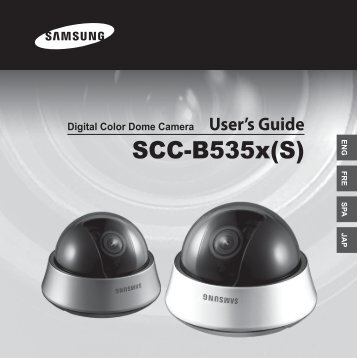 Samsung SCC-B5353P (SCC-B5353P ) - Manuel de l'utilisateur 14.69 MB, pdf, Anglais, FranÃ§ais, JAPONAIS, Espagnol