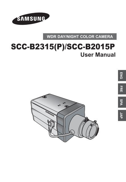 Samsung SCC-B2015P (SCC-B2015P ) - Manuel de l'utilisateur 10.07 MB, pdf, Anglais, Fran&ccedil;ais, JAPONAIS, Espagnol