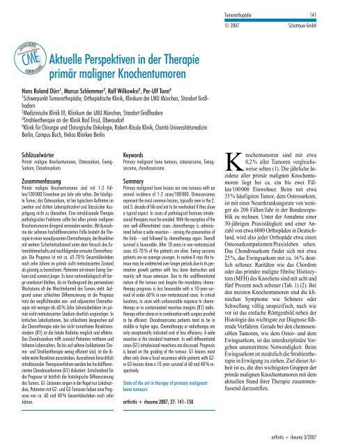 Primaer_maligne_Knochentumoren (pdf) - Tumororthopaedie