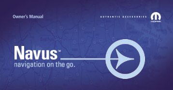 Garmin Navus GPS - Owner's Manual