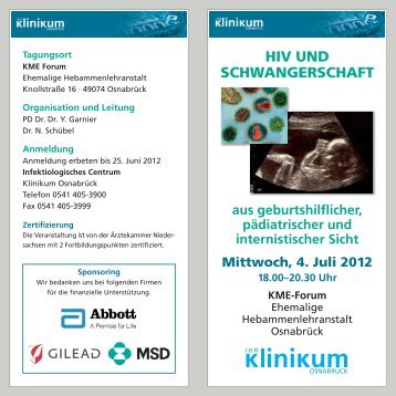 HIV UND SCHWANGERSCHAFT - Klinikum Osnabrück