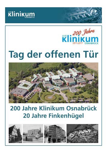 Unser vollständiges Programm finden Sie hier. - Klinikum Osnabrück