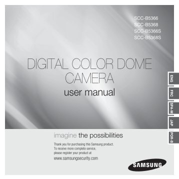 Samsung SCC-B5366BP (SCC-B5366BP ) - Manuel de l'utilisateur 3.41 MB, pdf, Anglais, FranÃ§ais, JAPONAIS, Portugais (BrÃ©sil), Espagnol