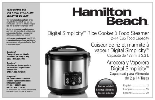 Hamilton Beach Multi Cooker How To Cook Rice Hamilton Beach Multi