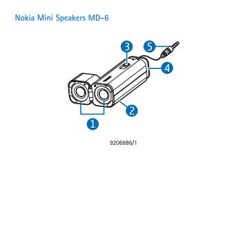 Nokia Mini Speakers MD-6 - Mini Speakers MD-6