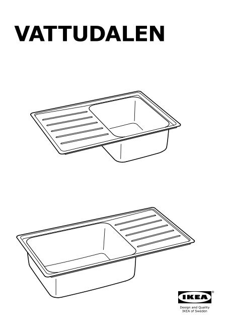 Ikea VATTUDALEN - S89158172 - Assembly instructions