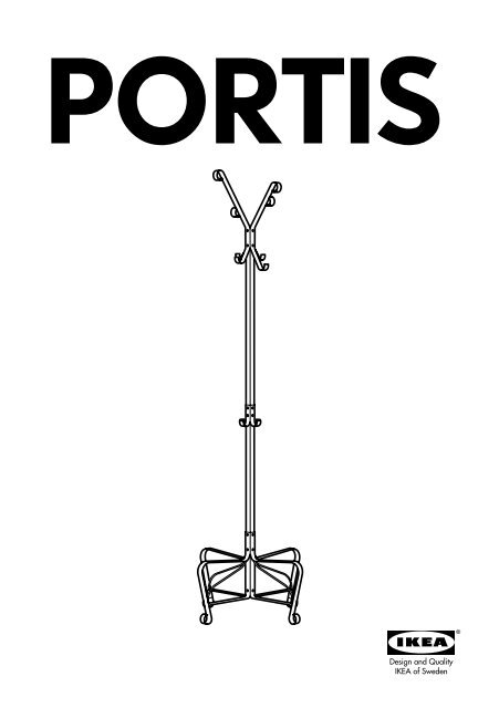 Ikea PORTIS 00099789 Assembly instructions