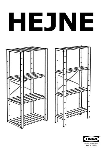 Ikea HEJNE - S09031417 - Assembly instructions