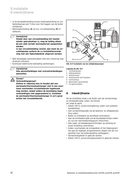 hhinweis - Vaillant