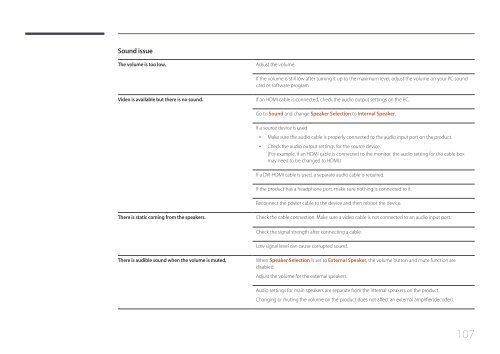 Samsung Moniteur 85&quot; - Tactile pr&eacute;assembl&eacute; - 430 cd/m&sup2; - QM85D-BR (LH85QMDRTBC/EN ) - Manuel de l'utilisateur 3.33 MB, pdf, Anglais