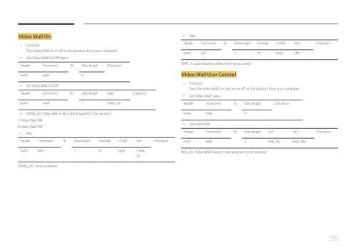 Samsung Moniteur 85&quot; - Tactile pr&eacute;assembl&eacute; - 430 cd/m&sup2; - QM85D-BR (LH85QMDRTBC/EN ) - Manuel de l'utilisateur 3.33 MB, pdf, Anglais