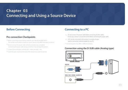 Samsung Moniteur 85&quot; - Tactile pr&eacute;assembl&eacute; - 430 cd/m&sup2; - QM85D-BR (LH85QMDRTBC/EN ) - Manuel de l'utilisateur 3.33 MB, pdf, Anglais