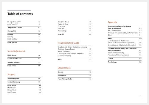 Samsung Moniteur 85&quot; - Tactile pr&eacute;assembl&eacute; - 430 cd/m&sup2; - QM85D-BR (LH85QMDRTBC/EN ) - Manuel de l'utilisateur 3.33 MB, pdf, Anglais