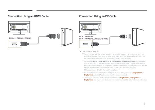 Samsung Moniteur 85&quot; - Tactile pr&eacute;assembl&eacute; - 430 cd/m&sup2; - QM85D-BR (LH85QMDRTBC/EN ) - Manuel de l'utilisateur 3.33 MB, pdf, Anglais