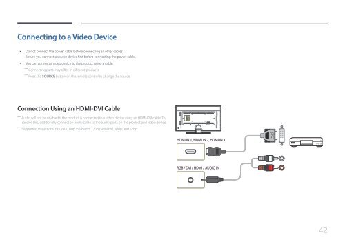 Samsung Moniteur 85&quot; - Tactile pr&eacute;assembl&eacute; - 430 cd/m&sup2; - QM85D-BR (LH85QMDRTBC/EN ) - Manuel de l'utilisateur 3.33 MB, pdf, Anglais