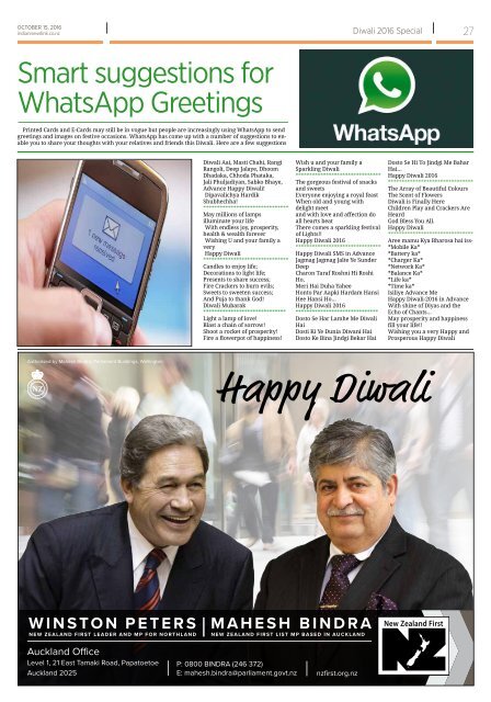 Indian Newslink October 15 2016 Digital Edition