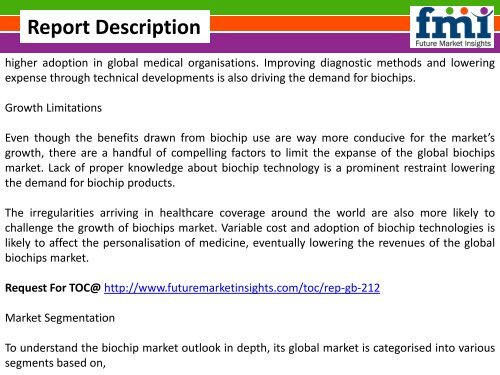 Forecast Report on Biochips Market 2014-2020