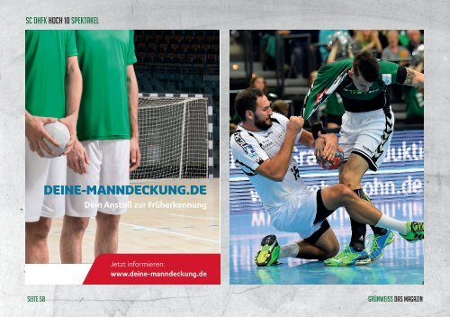 GRÜNWEISS – das Magazin der DHfK-Handballer