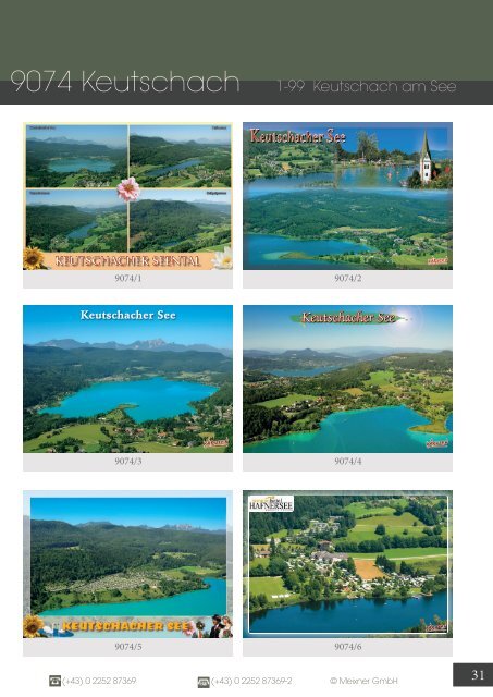 Meixner Ansichtskarten-Katalog  Kärnten - SOMMER