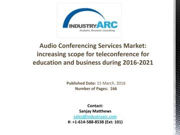 Audio Conferencing services