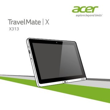 Acer TravelMate X313-E - User Manual