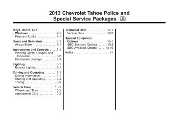 CHEVROLET IMPALA OWNER S MANUAL Pdf Download