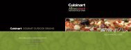 Cuisinart AlfrescamorÃ© Outdoor Pizza Oven -CPO-600 - Recipe Booklet