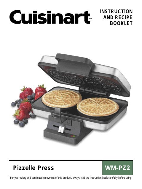 manual pizzelle iron