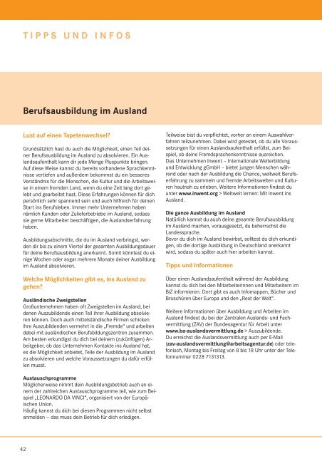 Regionalschrift Sek. I 2010/2011 - planet-beruf regional - Planet ...