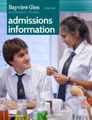 admissions information
