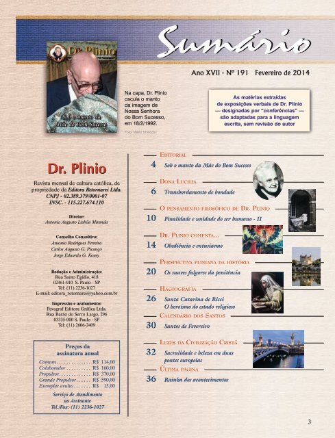 Revista Dr Plinio 191