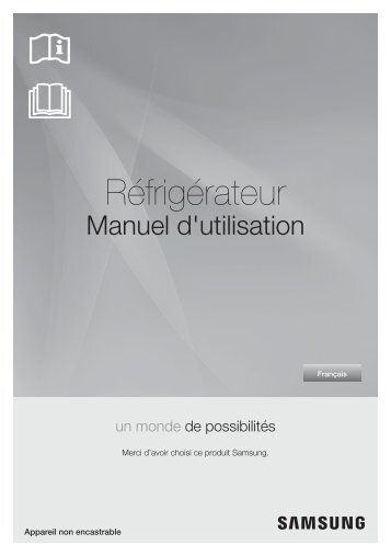 Samsung RÃ©frigÃ©rateur multi-portes, 766L - RF858VALASL (RF858VALASL/EF ) - Manuel de l'utilisateur 15.88 MB, pdf, TCHÃQUE, FRENCH(FRANCE), SLOVAQUE