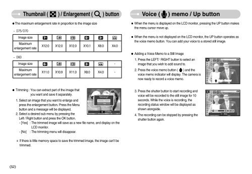 Samsung D60 (EC-D60ZZBFL/E1 ) - Manuel de l'utilisateur 8.95 MB, pdf, Anglais