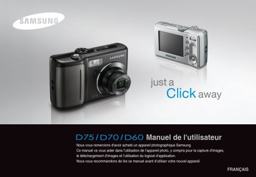 Samsung D70 (EC-D70ZZBBB/FR ) - Manuel de l'utilisateur 8.97 MB, pdf, Fran&ccedil;ais
