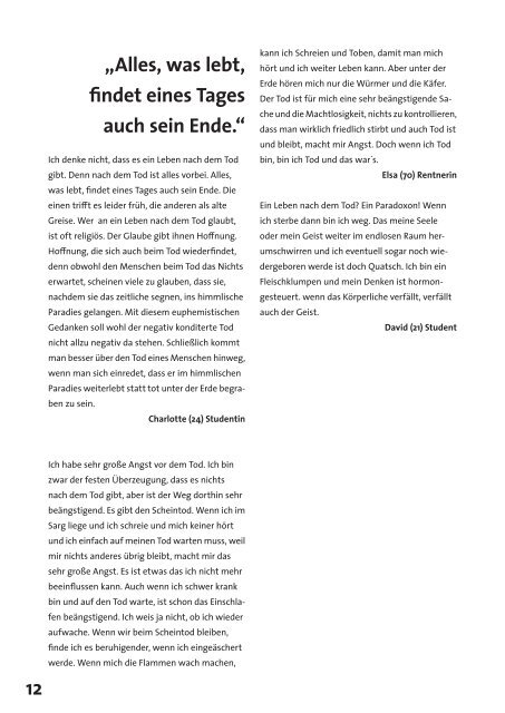 Magazin - Die Falte