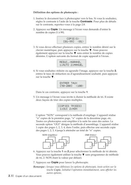 Samsung SF-6900 (SF-6900I/XEF ) - Manuel de l'utilisateur 4.98 MB, pdf, Fran&ccedil;ais