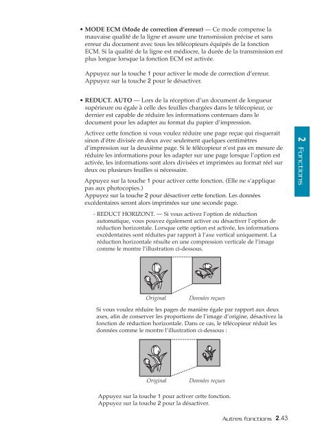 Samsung SF-6900 (SF-6900I/XEF ) - Manuel de l'utilisateur 4.98 MB, pdf, Fran&ccedil;ais