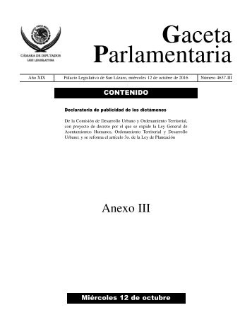 Gaceta Parlamentaria