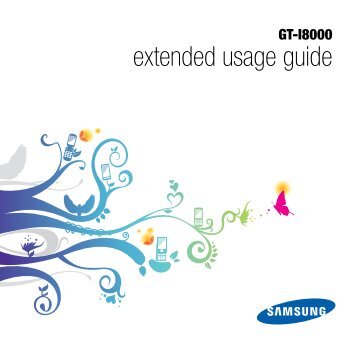 Samsung GT-I8000/M2 (GT-I8000KKEFTM ) - Manuel de l'utilisateur(Extended Usage Guide) 2.65 MB, pdf, Anglais