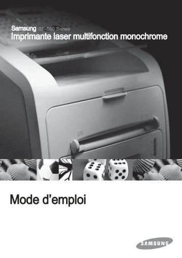 Samsung SF-560 (SF-560/XEF ) - Manuel de l'utilisateur 0.01MB, pdf, FranÃ§ais