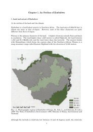 Chapter 1. An outline of Zimbabwe - 国際センター