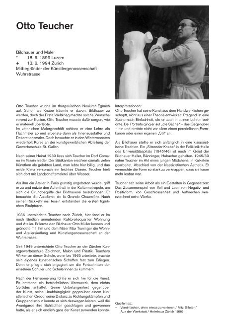 Biographien Wuhrsträssler (PDF, 3.6 MB) - Stiftung Trudi Demut und ...