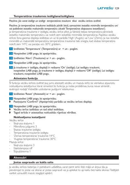 Philips Avent DECT baby monitor - User manual - BUL