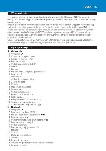 Philips Avent DECT baby monitor - User manual - BUL