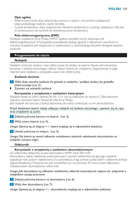 Philips Avent DECT baby monitor - User manual - BUL