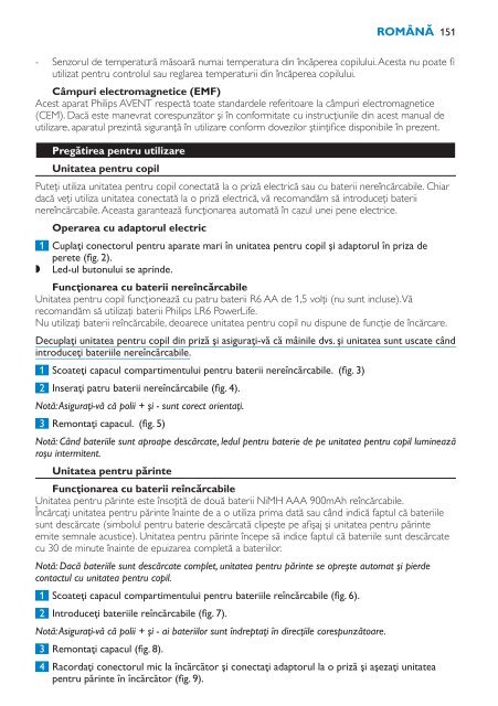 Philips Avent DECT baby monitor - User manual - BUL