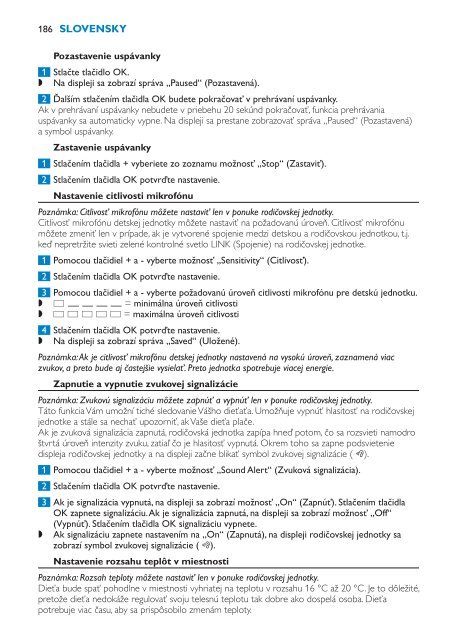 Philips Avent DECT baby monitor - User manual - BUL